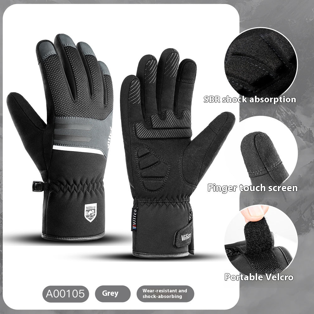 Gants extérieurs antidérapants Velours froids résistants à l'usure