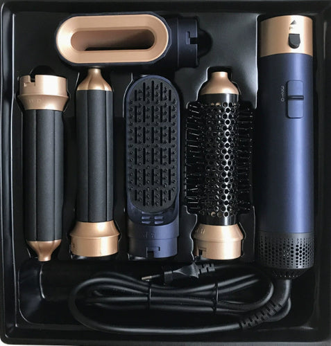 5-en-1 Multifonctionnel maison tout-en-un sèche cheveux et de curling fer avec curling automatique