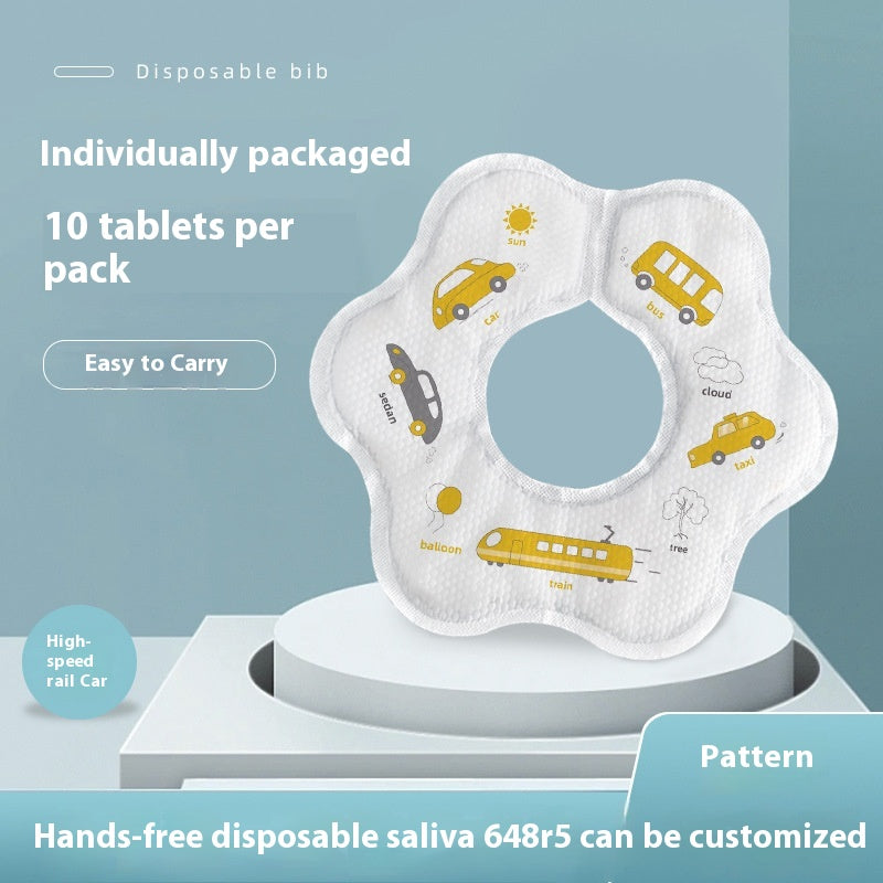 Serviette de salive jetable bébé mange bib