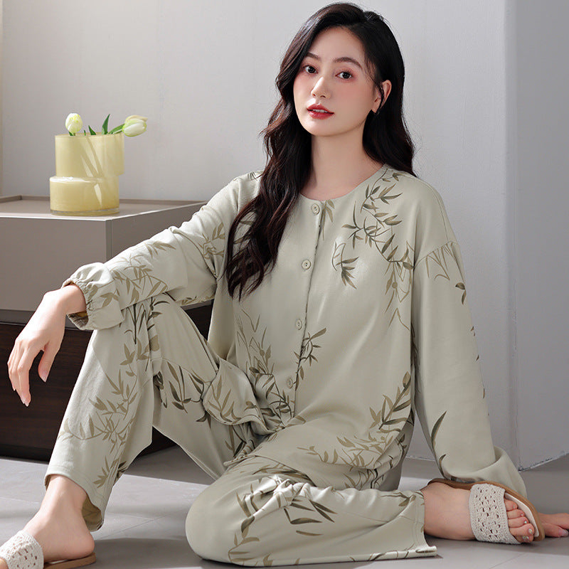La mode des femmes Pyjamas de coton personnalisé costume