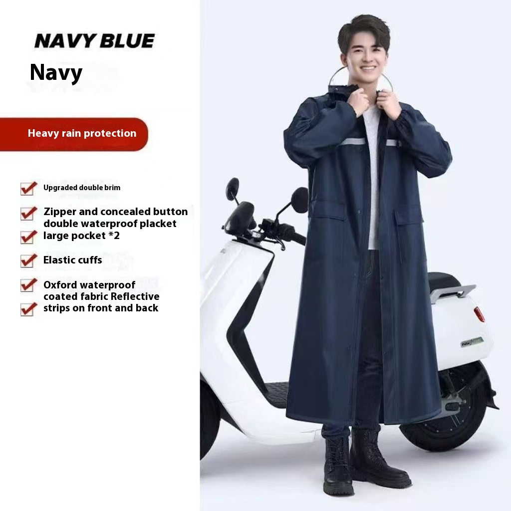 Raincoat Long Full Body Rainproof Adulte Une pièce Homme Une pièce imperméable Raincoat
