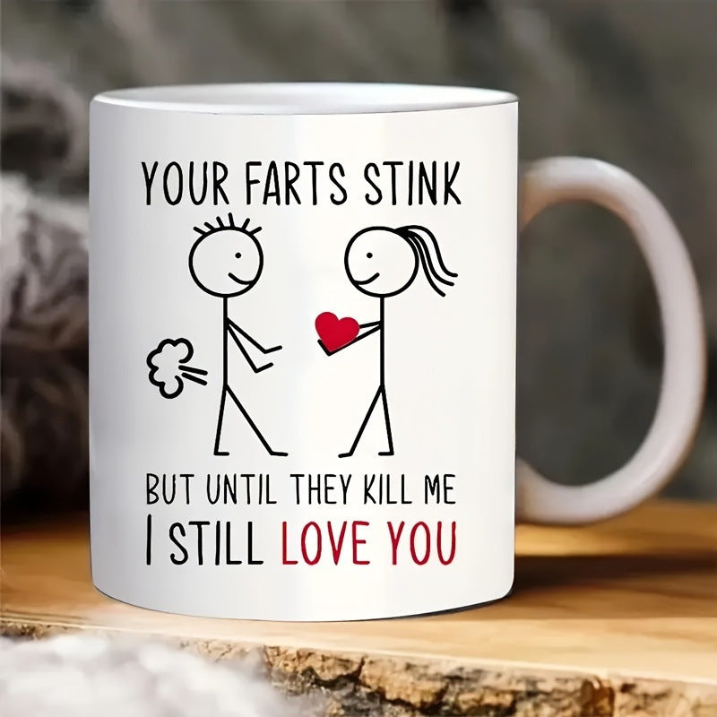 Mug Dessin de dessin animé Supports texte simples Impression Mugs bricolage disponibles