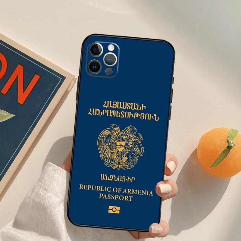 Cas personnalisé et minimaliste de téléphone drapeau arménien