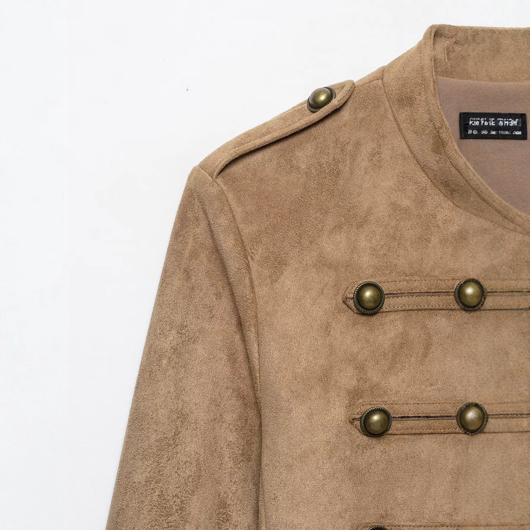 Veste stylish Stand-Collar avec plusieurs boutons