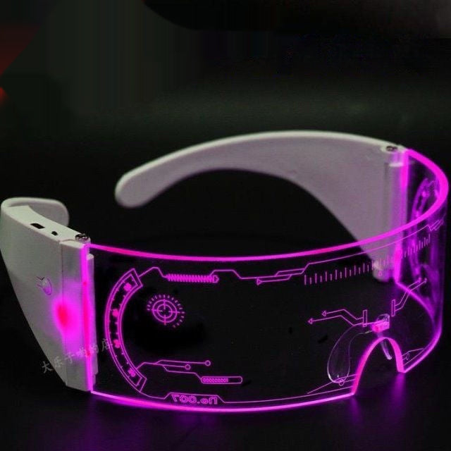 Technologie Verres lumineux pour la nuit d'équitation Voyage anticollision Lumineux