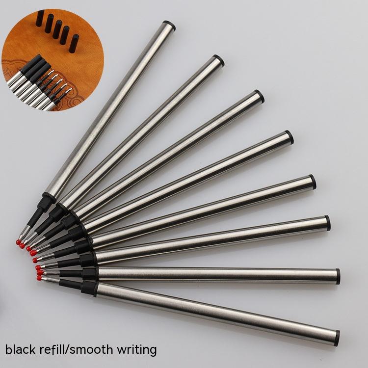Stylo à rouleaux métalliques d'affaires Stylo à rouleaux gris bureau à base d'eau
