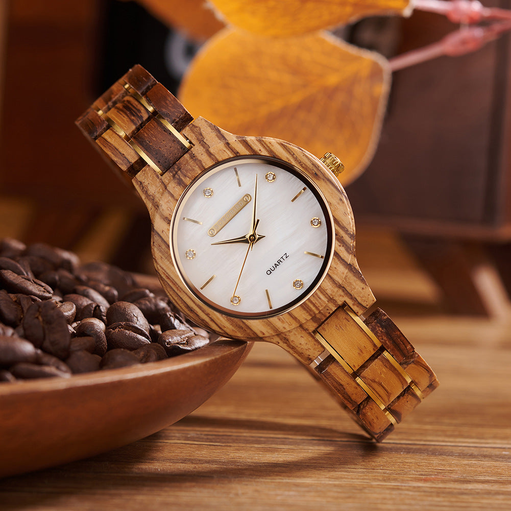 Simple montre à quartz élégant et tendance