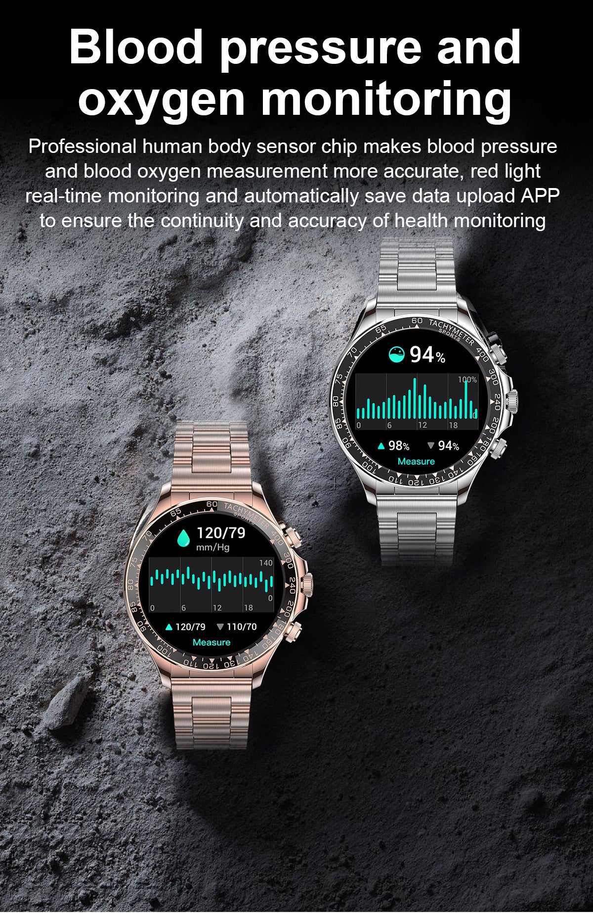Écran rond Smart Watch EX108 Bluetooth Appel