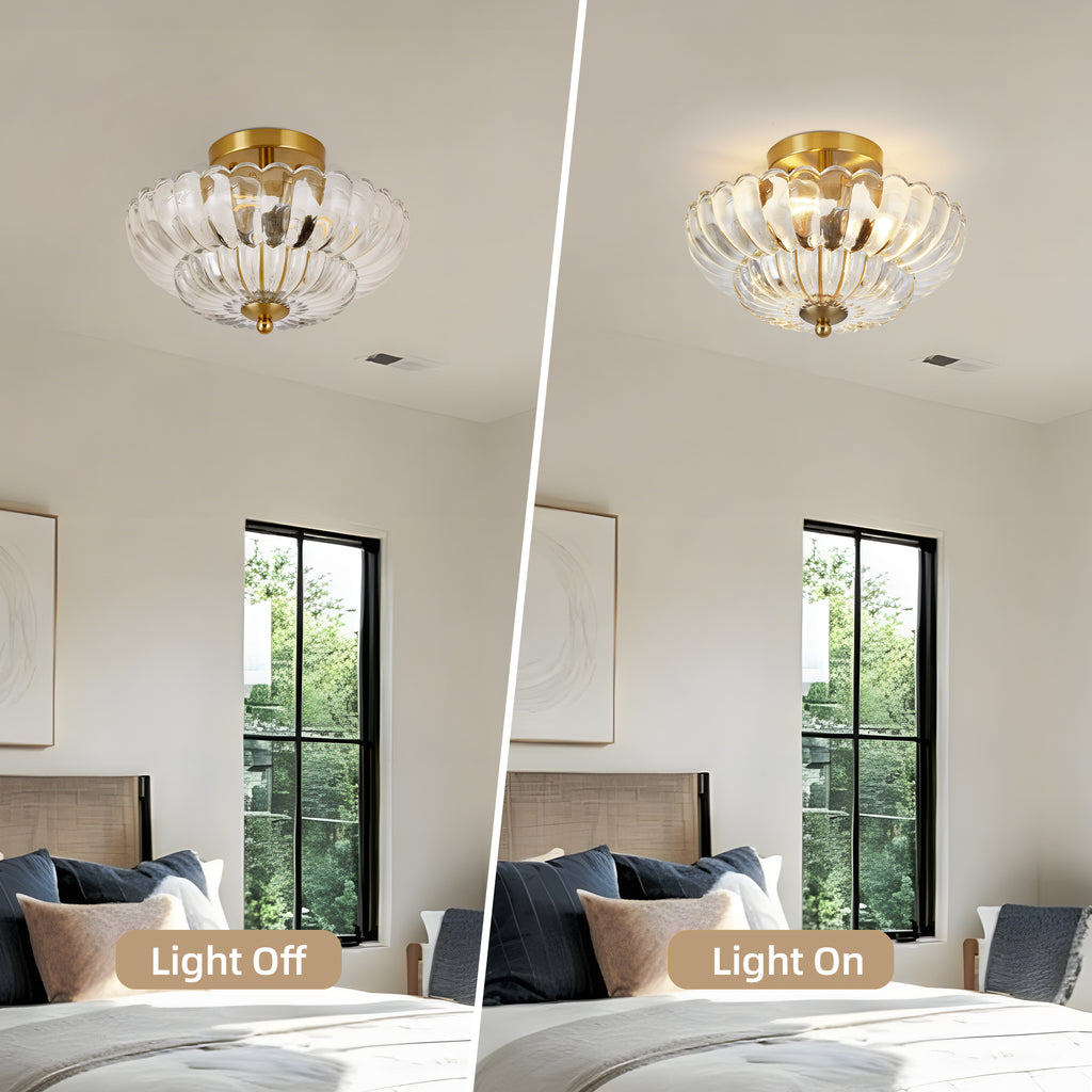 11.8 pouces Semi Flush Mount Plafond lumière