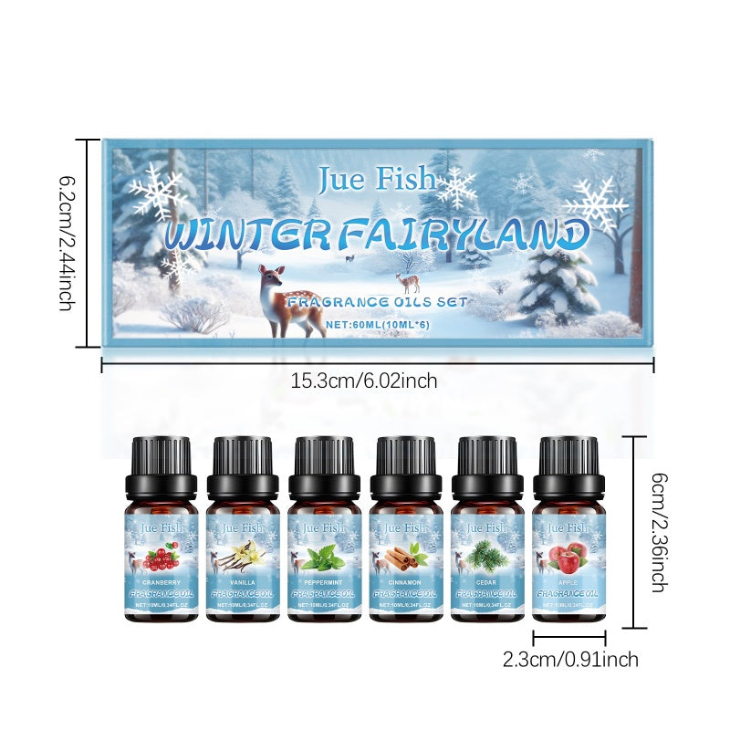 Ensemble d'huile d'aromathérapie d'hiver 60ml1box