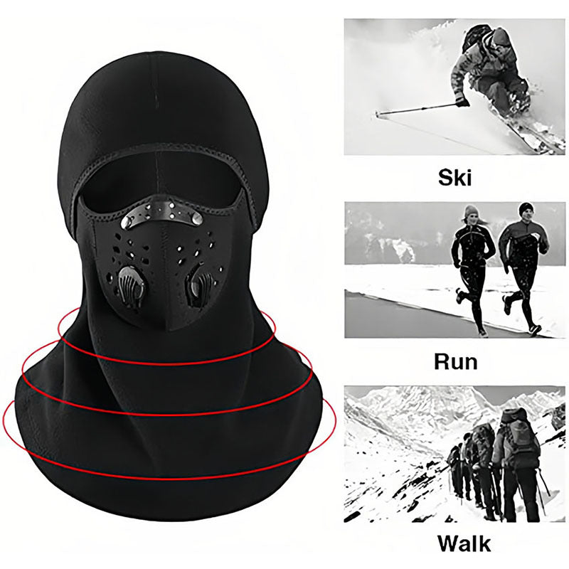 Masque de vélo d'hiver Cold-Proof et coupe-vent Moto Balaclava