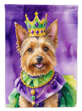 Australien Terrier Roi de Mardi Gras Maison Drapeau Grand Porc Manches Pole décoratif Outsid