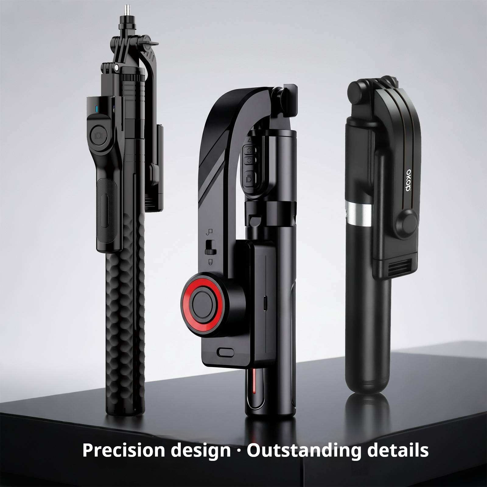 Source d'usine de stabilisateur Gimbal pour téléphone intelligent portatif universel KP-Z