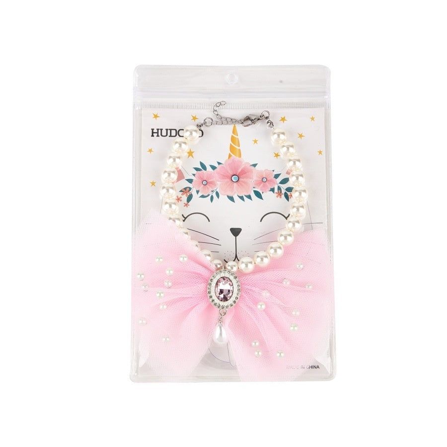 Grand Bow Tie haut de gamme coloré Exquise accessoire pour les animaux de compagnie