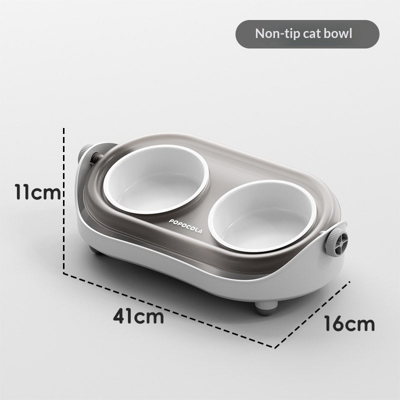 Cou Friendly Cat Bowl Céramique Cat Food Plat Pet Cat Food Bowl