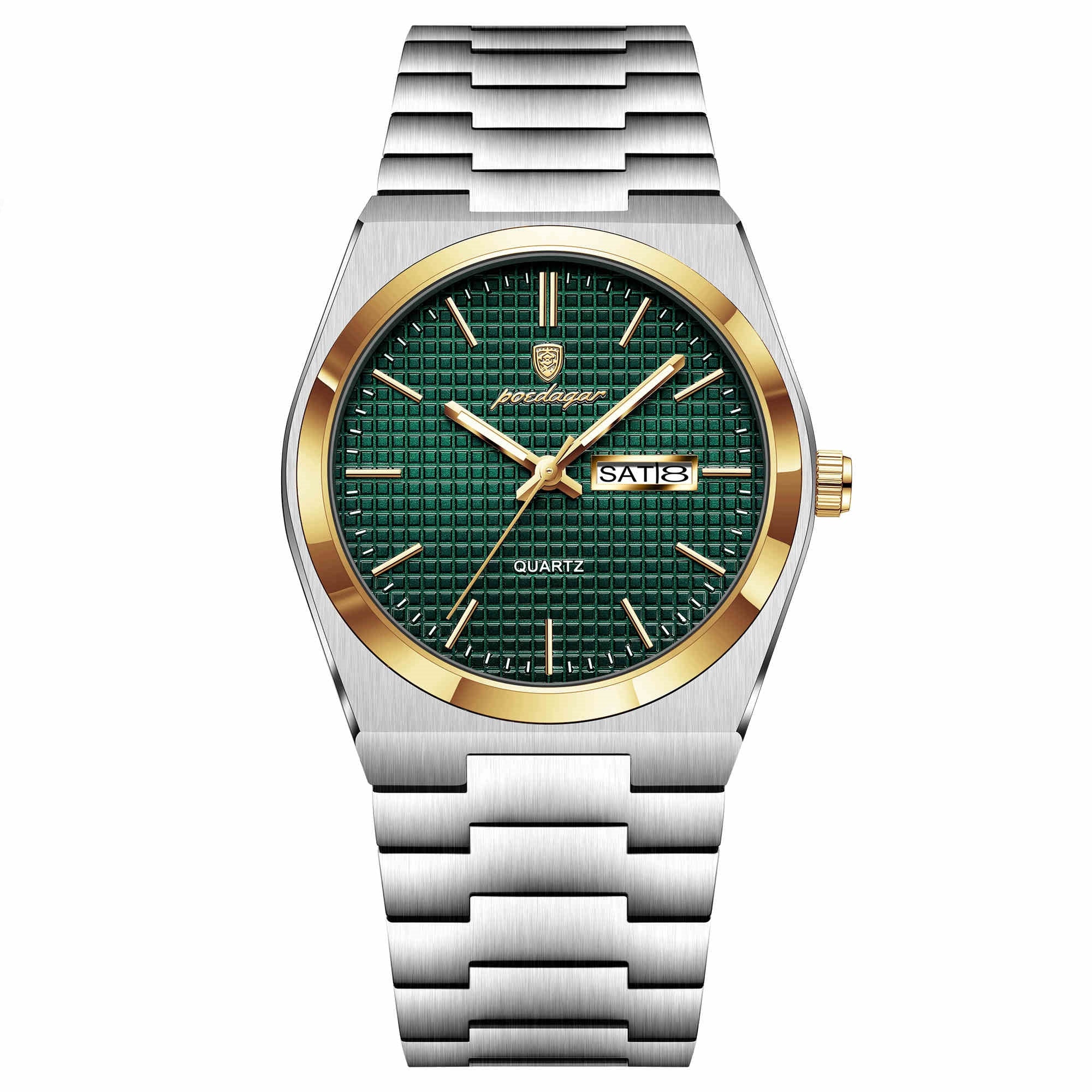Mode Waterproof Calendrier Business Glow-in-the-dark Trend Watch