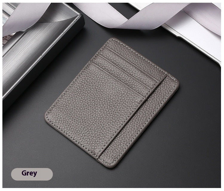 Porte-cartes en cuir Premier calque Porte-cartes en cuir