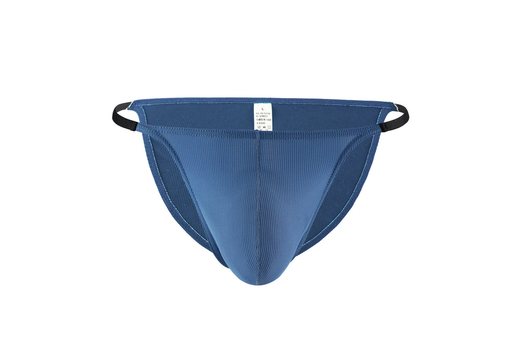 Triangle de sous-vêtements pour hommes à haute fourche en soie de glace