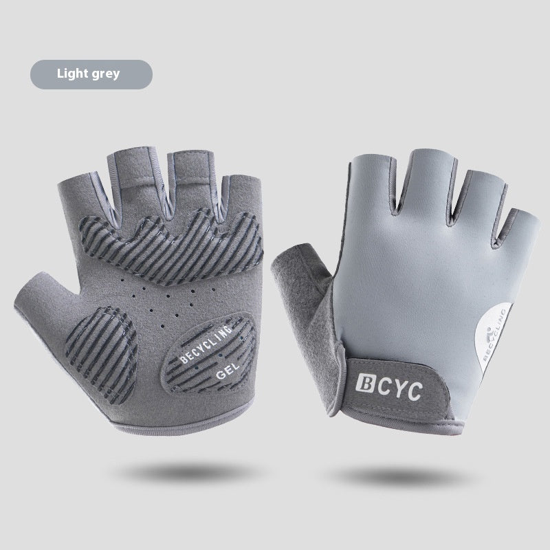 Demi-doigt mince exercice anti-entraînement Gants anti-dérapants