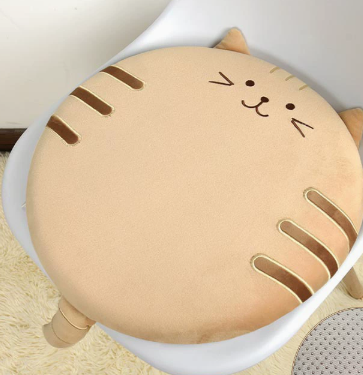 Mignon dessin animé animal ronde mémoire mousse siège Coussin non glissade fond