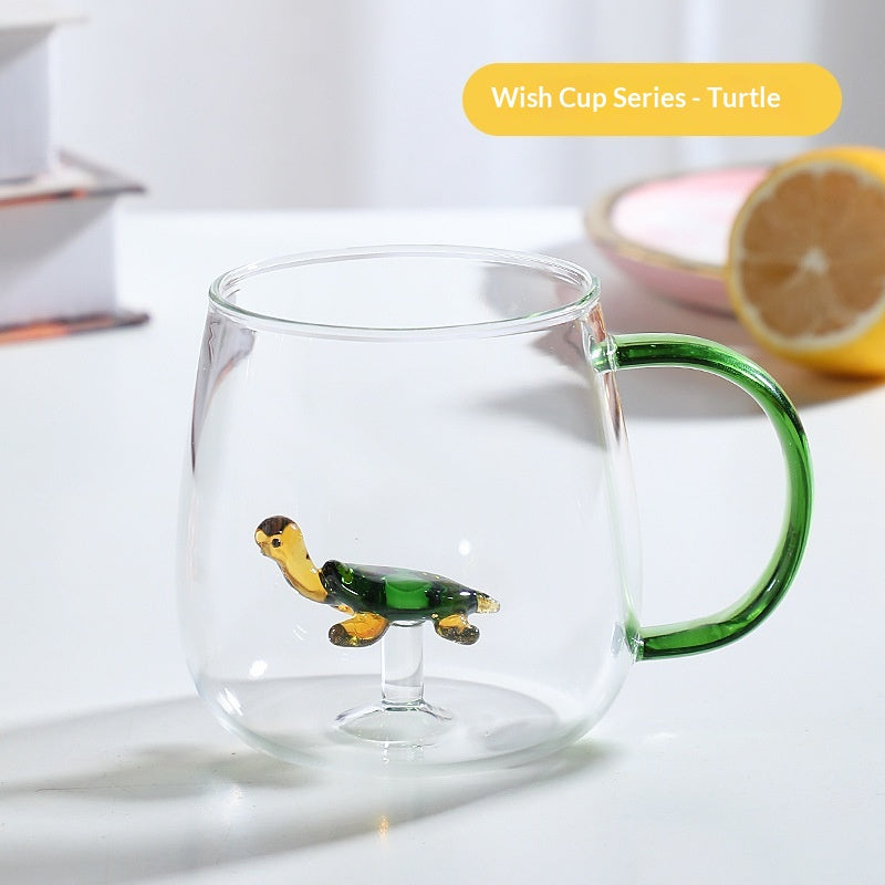 3D Animal Mug, High Borosilicate Coffee Latte and Juice Cup