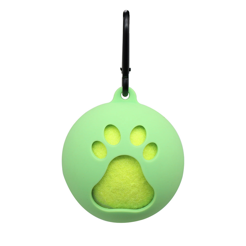 Bracelet de tennis Portable mains-libres chien fournitures de marche d'entraînement boule gaine