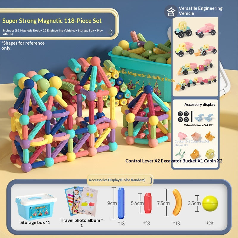 Éducation Jouet parent-enfant Apprentissage précoce Montage magnétique