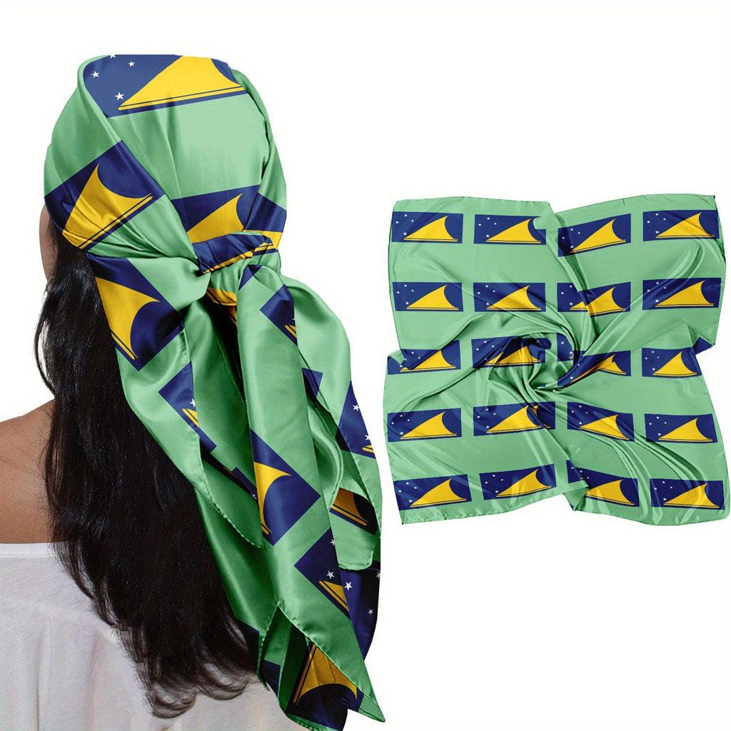 Enveloppe de tête de bandeau d'écharpe carrée polyvalente