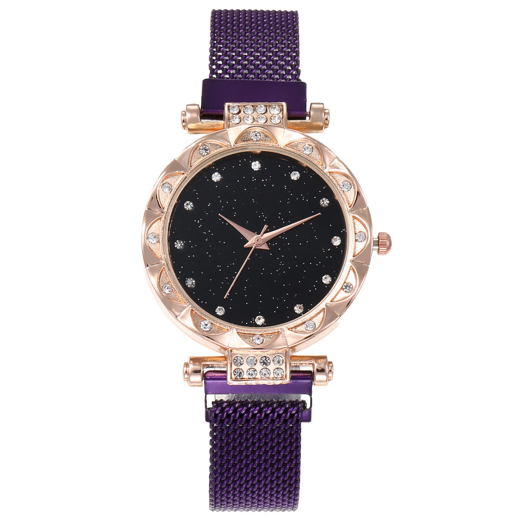 Ensemble de bracelets magnétiques pour femmes Montre à quartz