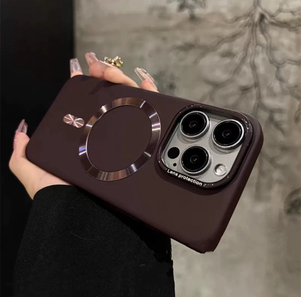 Cas avancé de téléphone magnétique solide en couleur