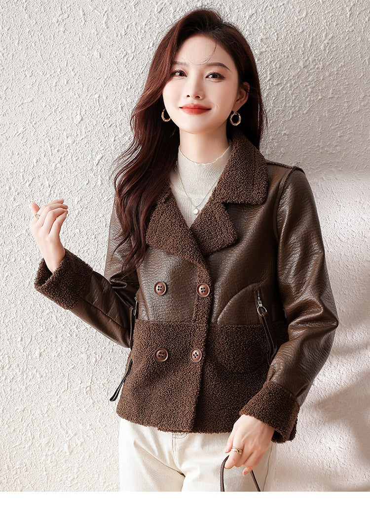 Manteau de fourrure d'hiver perdre plus de taille veste pour les femmes