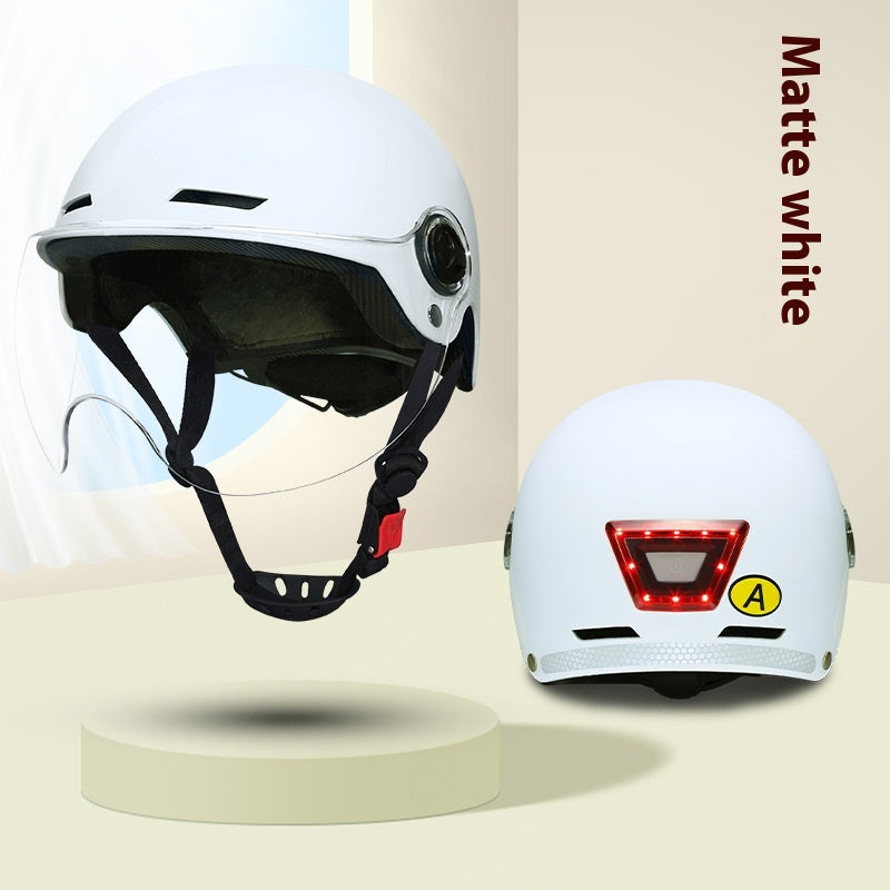 Casque de lumière d'avertissement de téléphone accessible Bluetooth Voice Smart