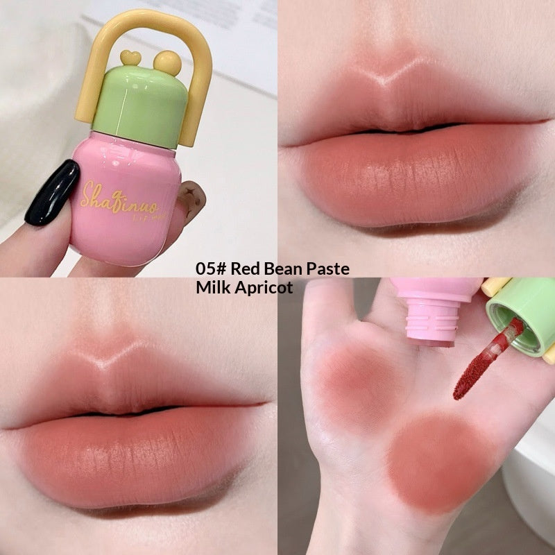 Velvet-matte Finition de maquillage brillant à lèvres