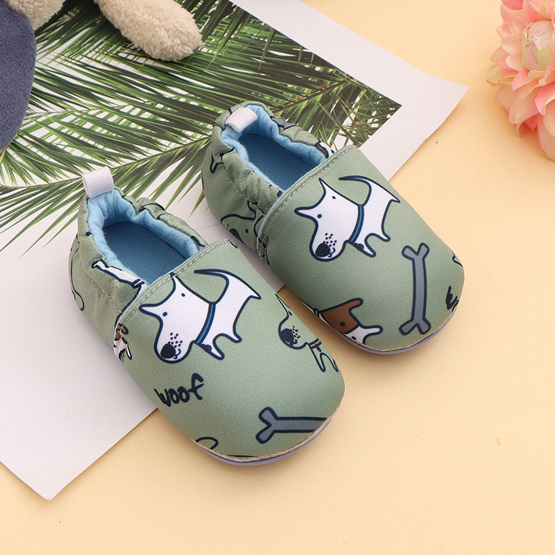 Bébé Soft Bottom Chaussures pour tout-petit 0-1-2 ans Vieux Garçons et Filles Mode Accueil Non-dérapant