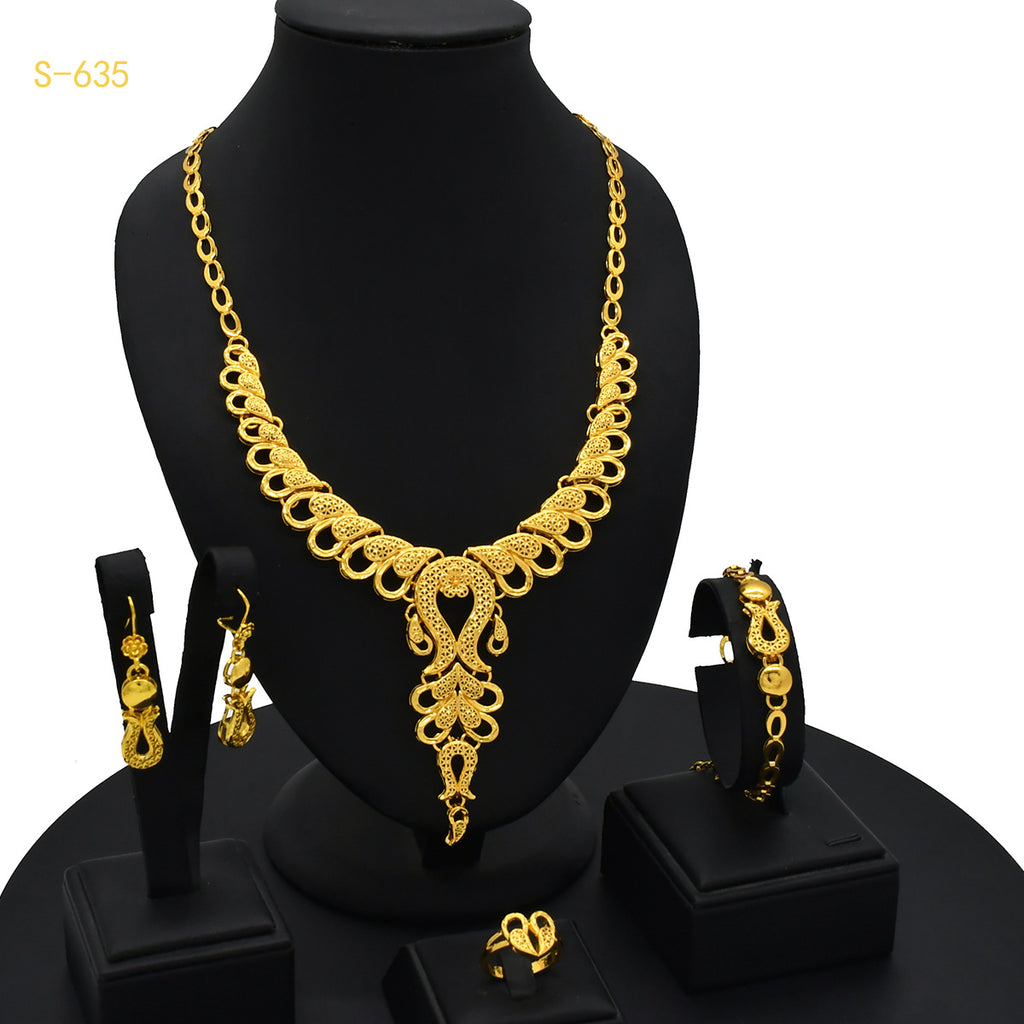 Bijoux pour femmes 24K plaqué or arabe