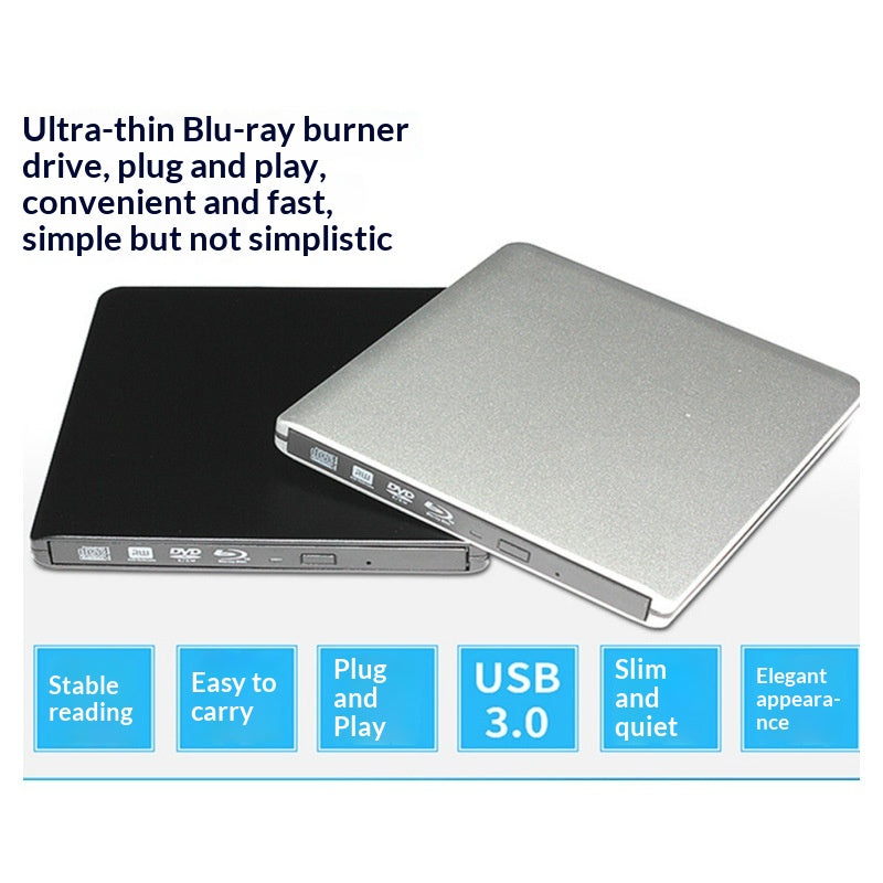 Alliage en aluminium ultra fin USB 30 Blu-ray Burner