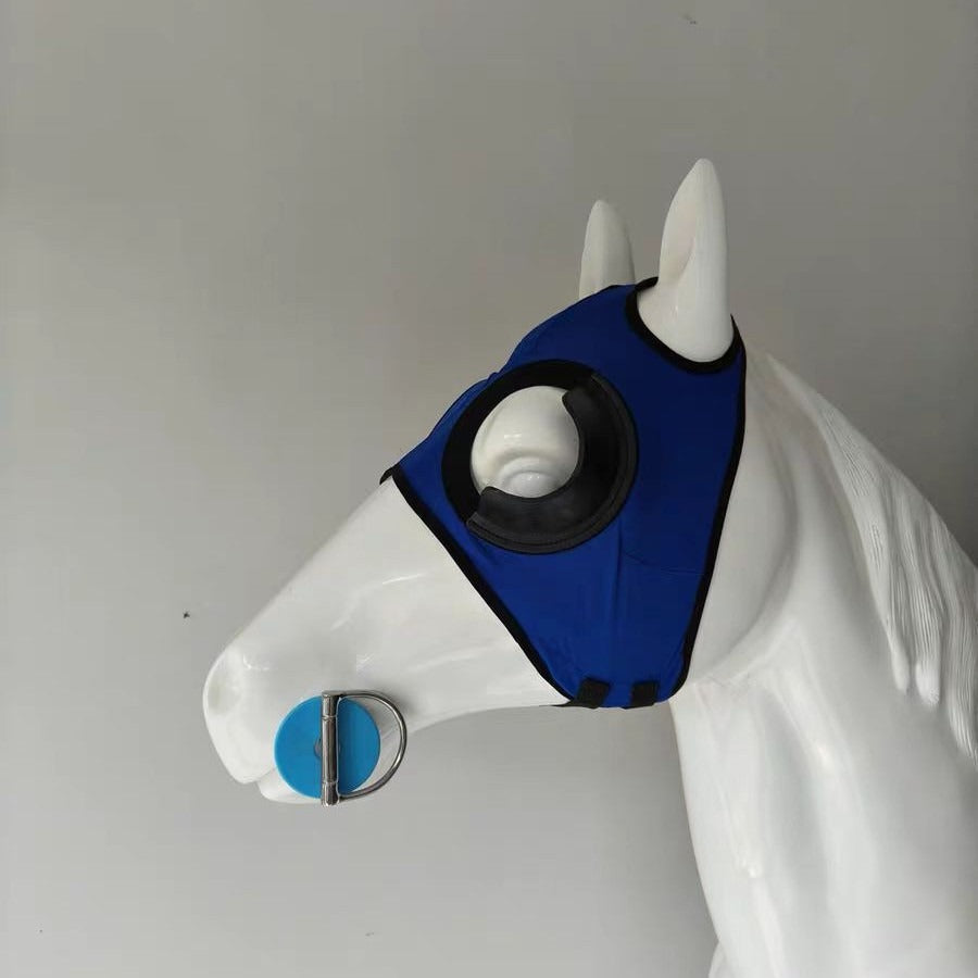 Masque de protection visage cheval respirant et élastique