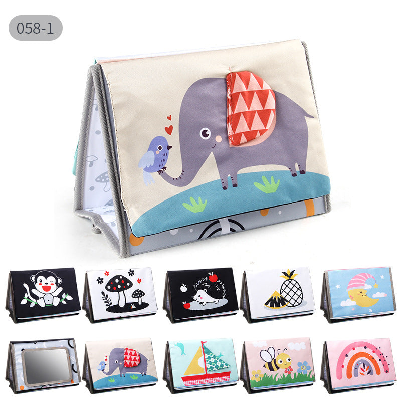 Baby Cloth Book Animal Tail Jouets d'éducation précoce