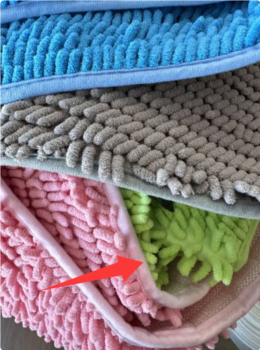 Tapis antidérapant en peluche de porc de Guinée