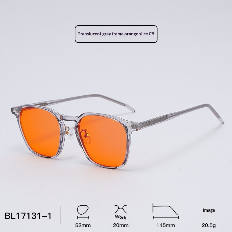 Verres couleur orange Anti Bleu Protection des yeux AR Anti Reflective