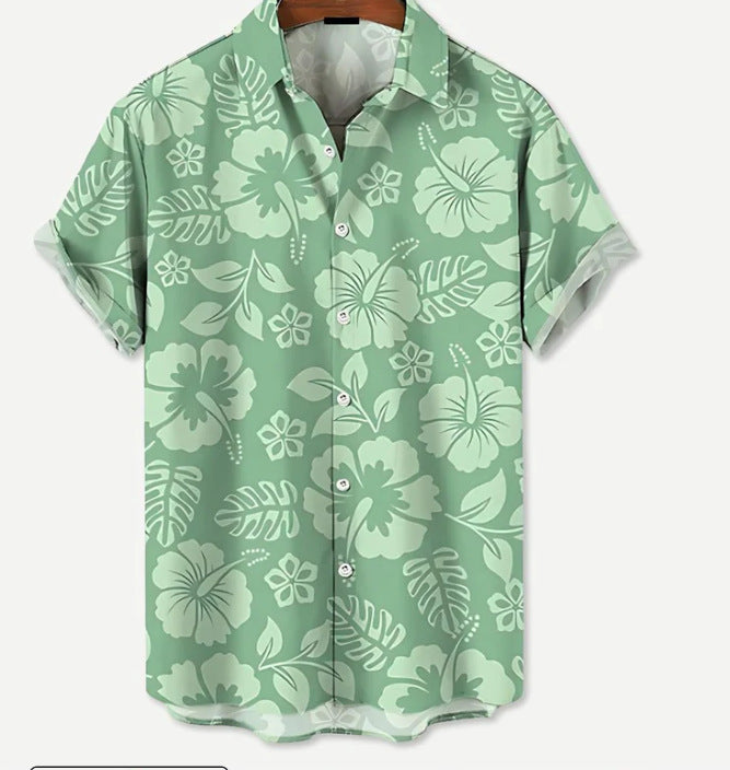 Jeunes vacances Casual Beach Style manches courtes hommes