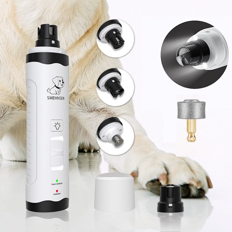 Piercing automatique des ongles Pet 3 vitesses LED électrique