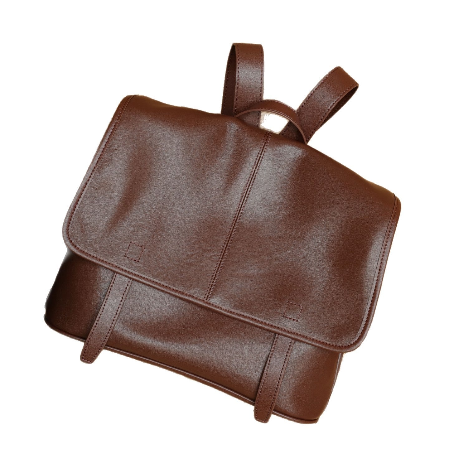 Sac à dos en cuir tanné végétal pour femmes