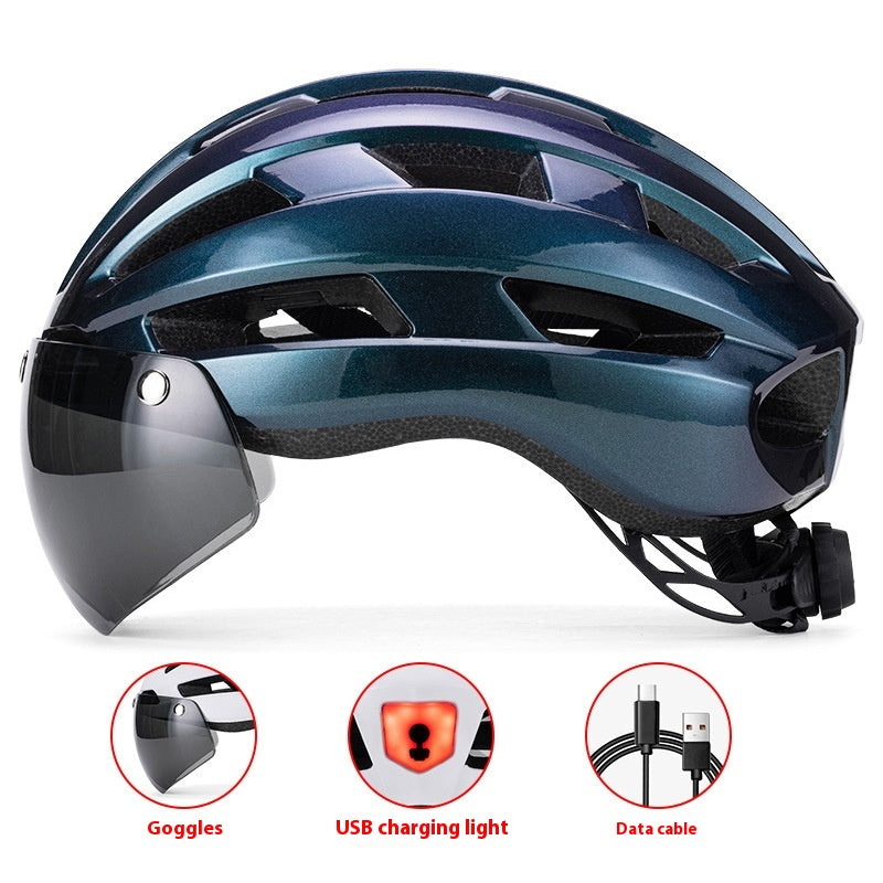 Gants d'aspiration magnétique Unisex Mountain Highway Couleur Changer le casque vélo