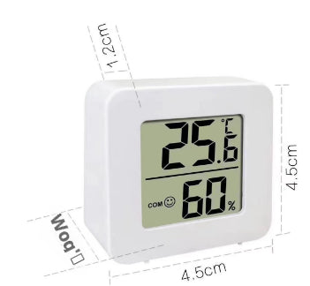 Thermomètre électronique blanc smiley face modèle-1 pièce
