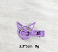 Cartoon crème cheveux clip-skull-purple-zinc alliage-1 pièce