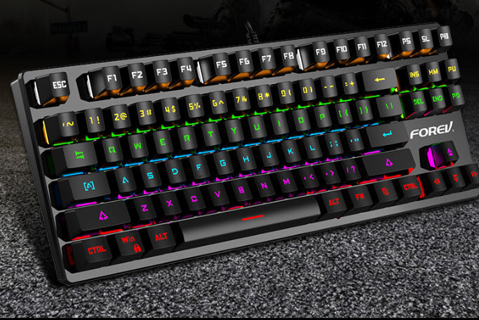 Clavier mécanique filaire de correspondance couleur punk