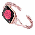 Bracelet de montre à lien X en métal mode