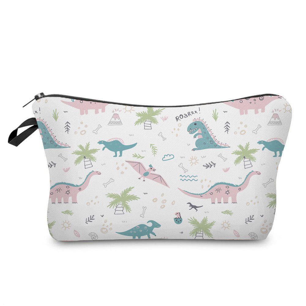 Cartoon Dinosaur Imprimer Sac de maquillage