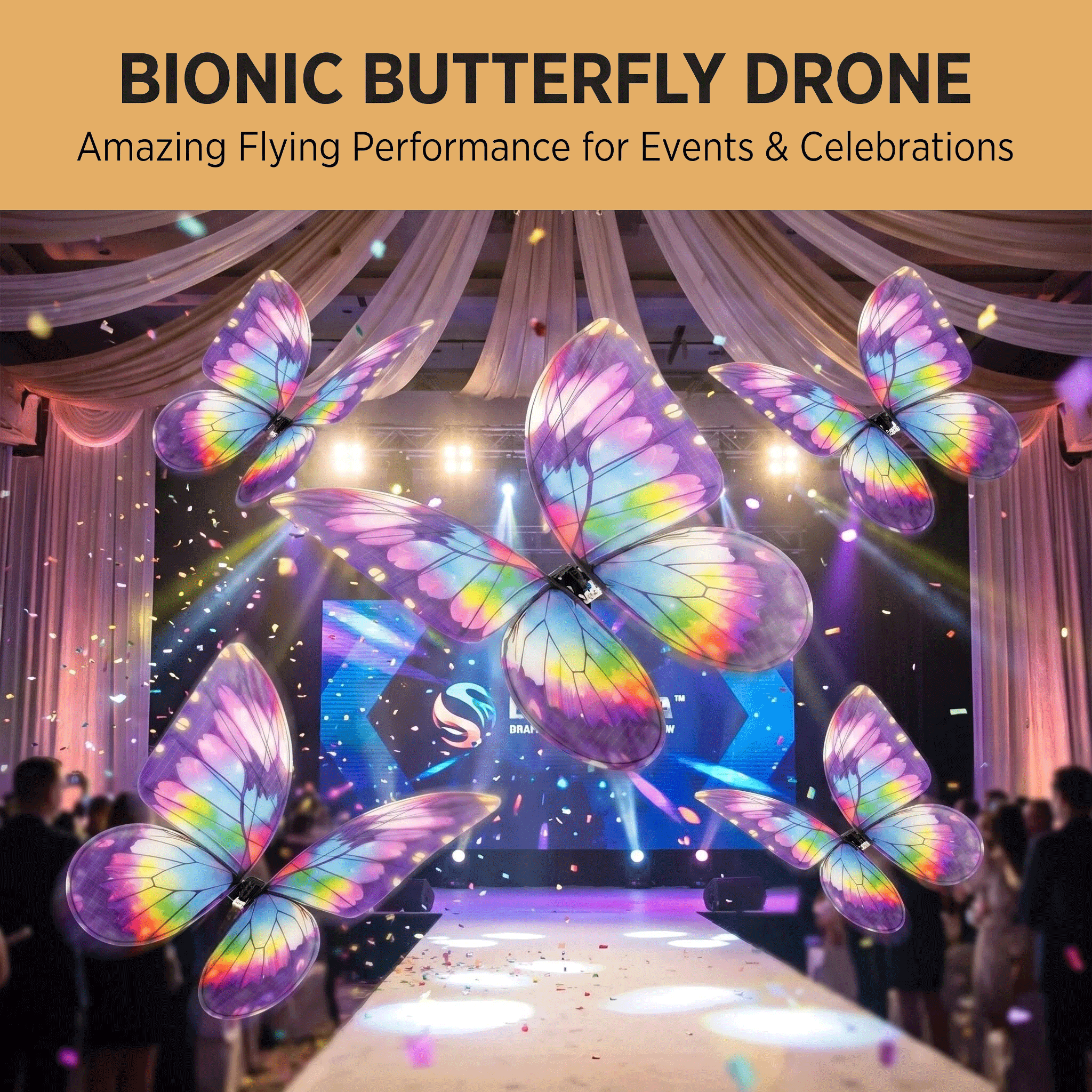 Butterfly bionique RC Ornithoptère Drone